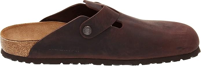 Birkenstock Boston Oiled Leather SLip-On Mule Sandal - Regular/Wide