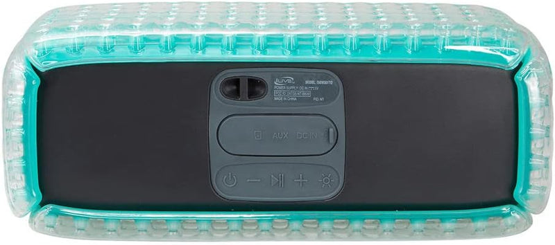 iLive Rectangle Cushion Color Changing Bluetooth Speaker - Turquoise