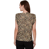 Emaline Women's Confetti Pleated Top