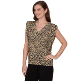 Emaline Women's Confetti Pleated Top