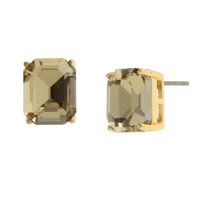 Kurt Geiger Small Stone Gold-Plated Stud Earrngs