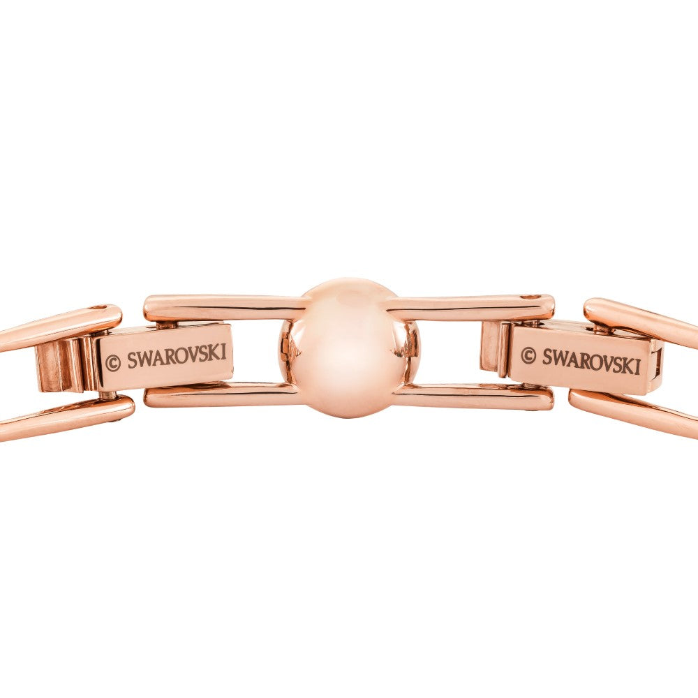 Swarovski Angelic Bracelet - Medium - White, Rose Gold-Tone Plated