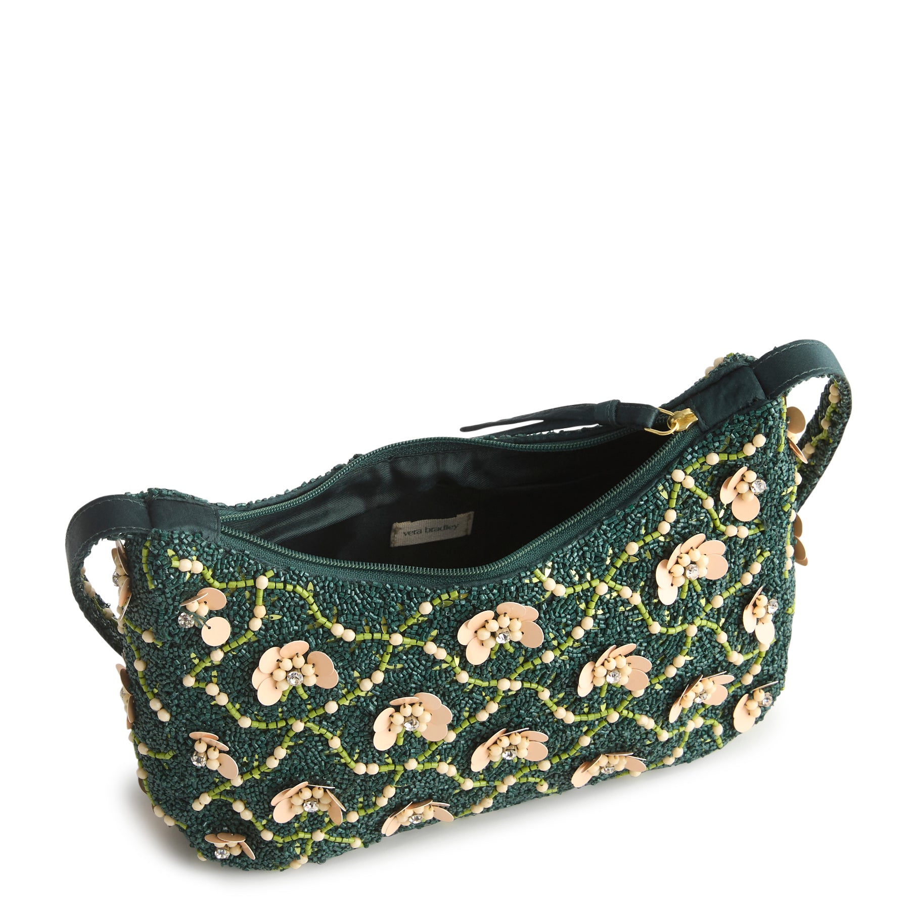 Vera Bradley Mini Roxbury Crescent Shoulder Handbag