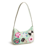 Vera Bradley Mini Roxbury Crescent Shoulder Handbag