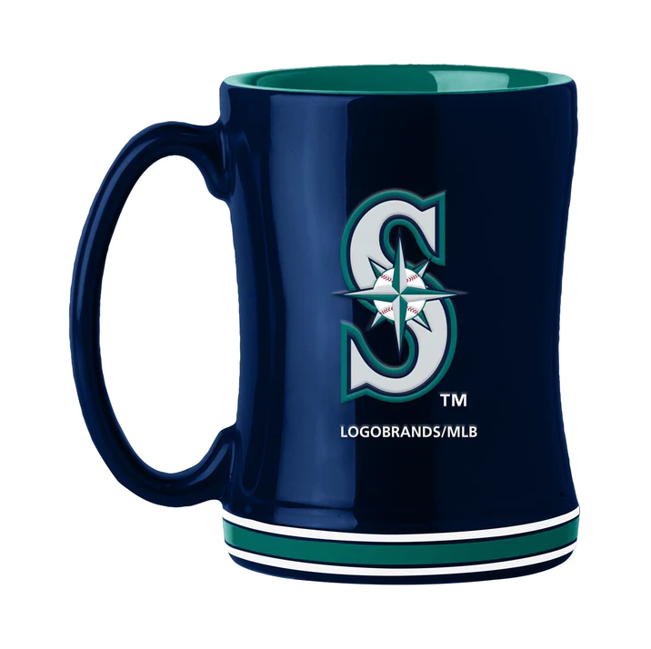 Logo Brands Seattle Mariners Relief Mug - 14 oz.
