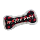 Huxley & Kent I've Been Good Bone Plush Dog Toy - Small