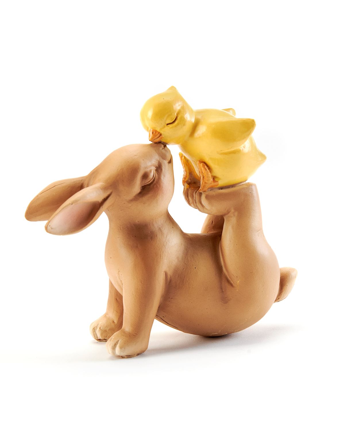 GiftCraft Bunny with Chick Figurine