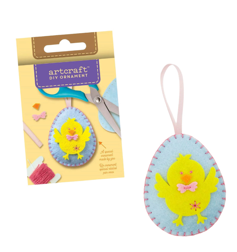 GiftCraft DIY Felt Egg Ornament Kit