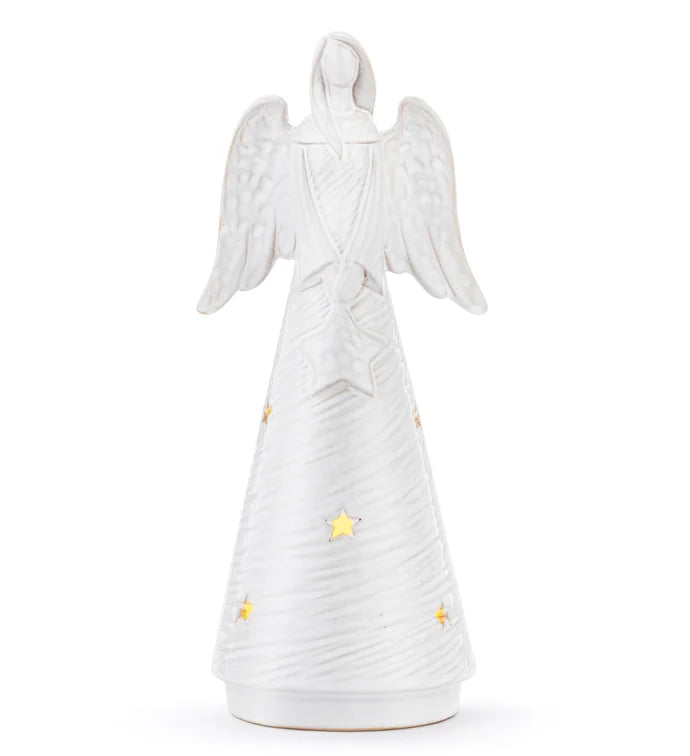 Napco LED White Angel Figure