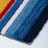 Evergreen Indoor/Outdoor Hooked Rug, Summertime Stripe 24"x42"