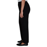 Alfred Dunner Womens Textured Woven Short Length Pants