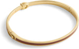 Coach Signature C Enamel Hinged Bangle Bracelet