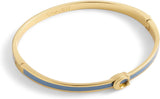 Coach Signature C Enamel Hinged Bangle Bracelet