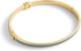 Coach Signature C Enamel Hinged Bangle Bracelet