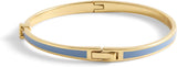 Coach Signature C Enamel Hinged Bangle Bracelet