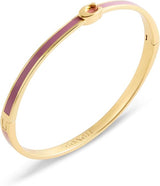 Coach Signature C Enamel Hinged Bangle Bracelet