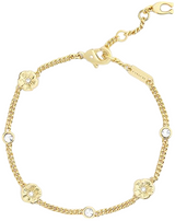 Coach Signature Tea Rose Strand Bracelet