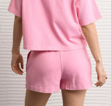 American Eagle Womens AE High-Waisted Fleece Shorts