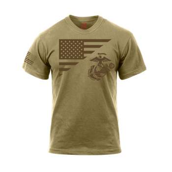 Rothco US Flag / USMC Eagle, Globe, & Anchor T Shirt - Size 2XL