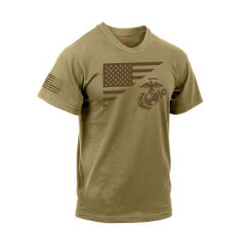 Rothco US Flag / USMC Eagle, Globe, & Anchor T Shirt - Size 2XL