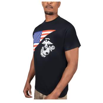 Rothco US Flag / USMC Eagle, Globe, & Anchor T Shirt - Size 3XL