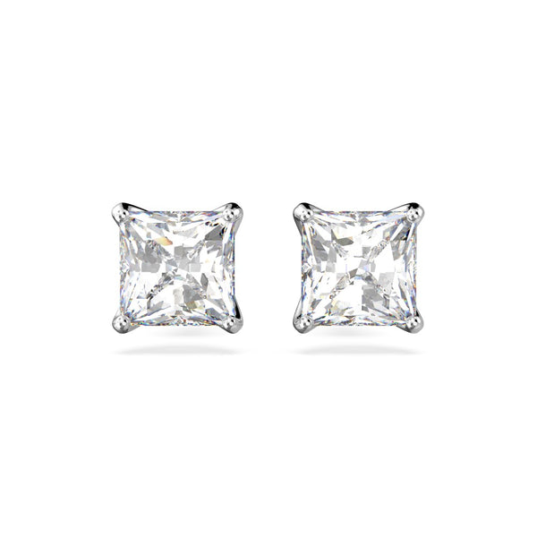 Swarovski Attract  Stud Earrings - White, Rhodium Plated