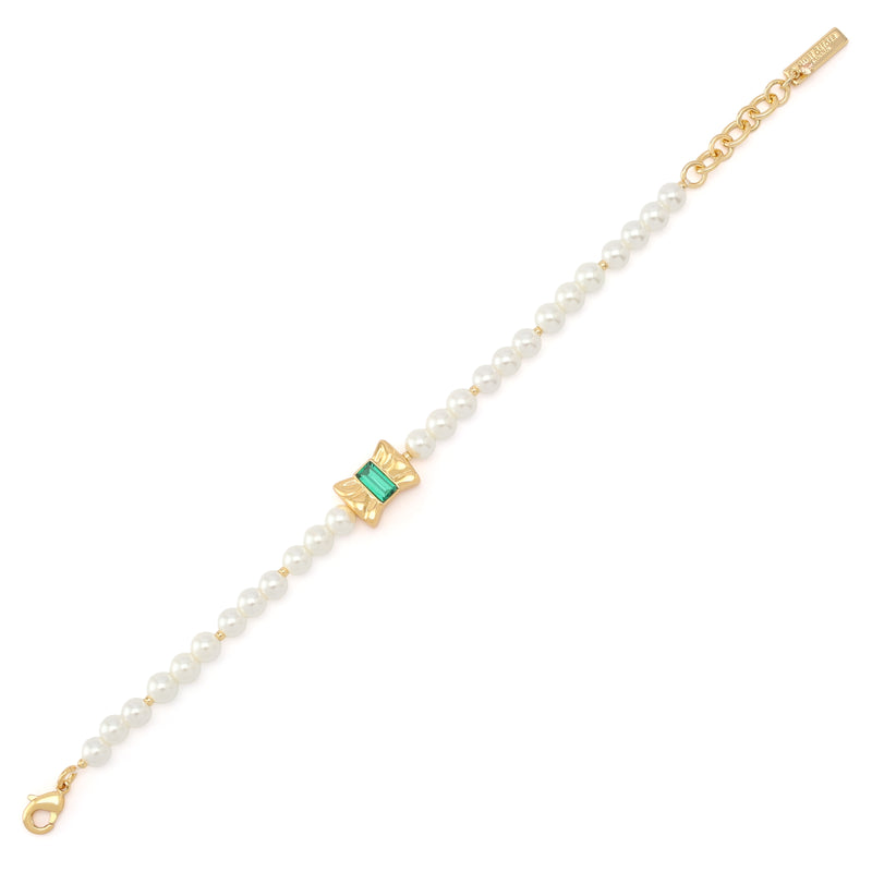 Kurt Geiger Bow Pearl Strand Bracelet