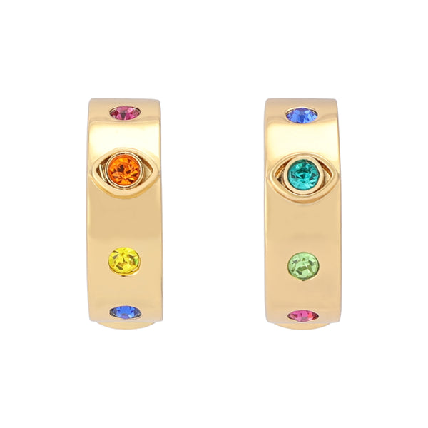 Kurt Geiger Evil Eye Hoop Earrings