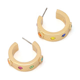 Kurt Geiger Evil Eye Hoop Earrings