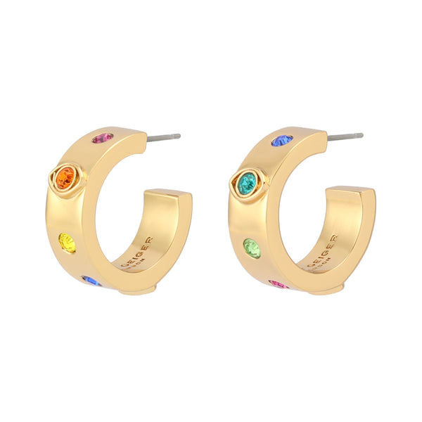 Kurt Geiger Evil Eye Hoop Earrings