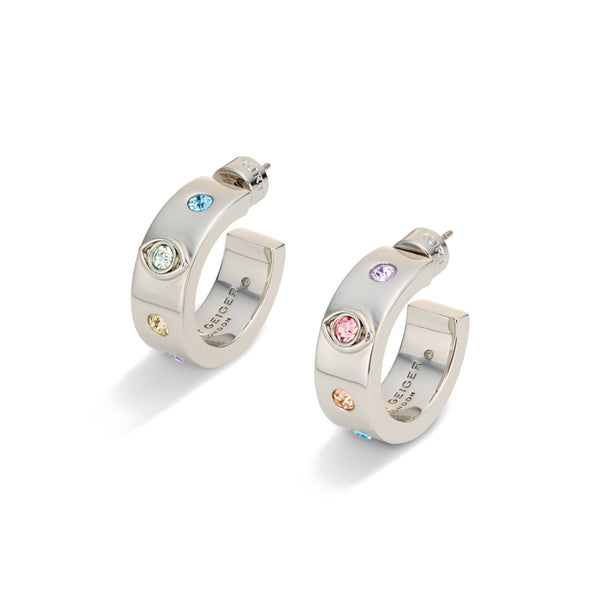 Kurt Geiger Evil Eye Hoop Earrings