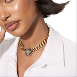 Kurt Geiger Octavia Gemstone Necklace