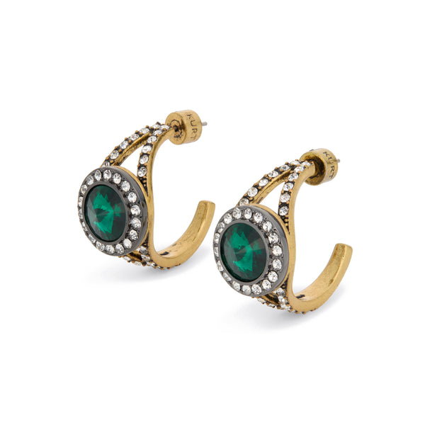 Kurt Geiger Octavia Gemstone Hoop Earrings