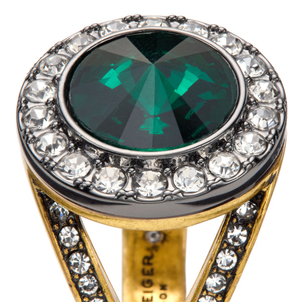 Kurt Geiger Octavia Gemstone Cocktail Ring - Size 7