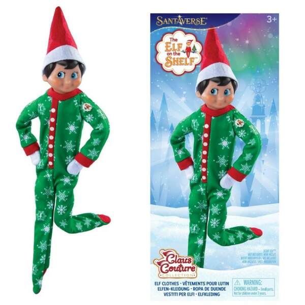 The Elf on the Shelf Santaverse Claus Couture Collection Snowflake Snuggle Pjs