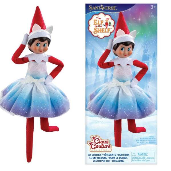 elf on the shelf dress The Elf on the Shelf Claus Couture Snuggly Robe and Slippers Set Cozy