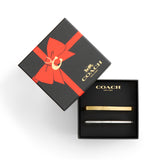 Coach Signature Logo Duo Bangle Bracelet Boxed Set