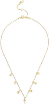 Coach Signature Charming Charms Mini Charm Necklace