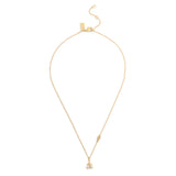 Coach Pave Icons Cherry Short Pendant Necklace
