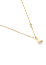 Coach Pave Icons Cherry Short Pendant Necklace