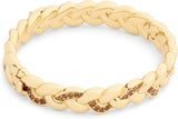 Coach Signature C Braided Hinge Bangle Bracelet