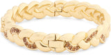Coach Signature C Braided Hinge Bangle Bracelet