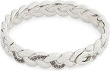 Coach Signature C Braided Hinge Bangle Bracelet