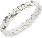 Coach Signature C Braided Hinge Bangle Bracelet