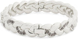 Coach Signature C Braided Hinge Bangle Bracelet