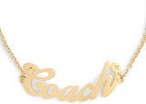 Coach Signature Name Plate Flex Bracelet