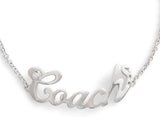 Coach Signature Name Plate Flex Bracelet