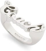 Coach Signature Name Plate Band Ring - Size 8