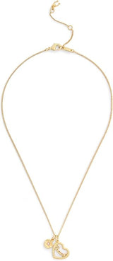 Coach Signature Charming Charms Heart Short Pendant Necklace
