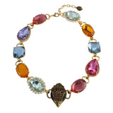 Kurt Geiger Signature Eagle Candy Gemstone Collar Necklace